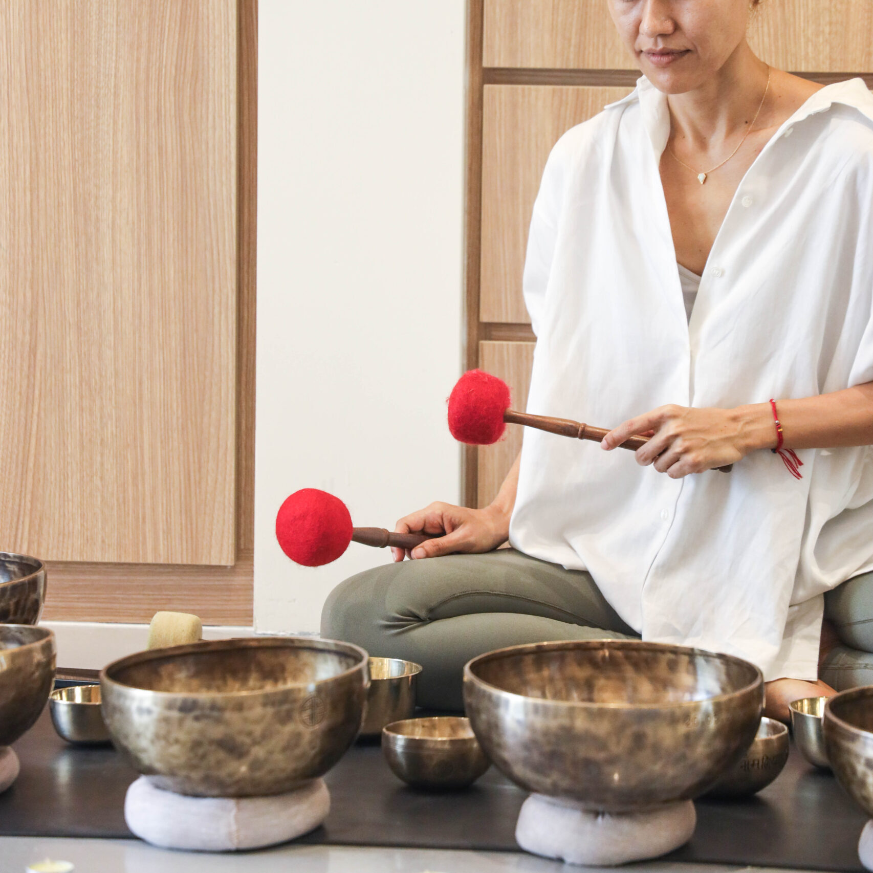 Sound therapy singing bowl therapy Soma Haus Sound bath meditation private sound therapy